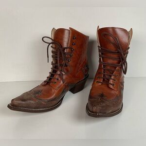 Corral’s Circle G Western Boots | Lace Up Packer | Men’s 9.5 EE